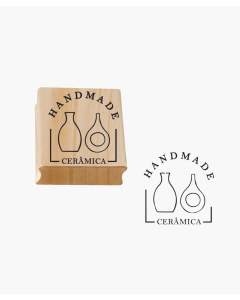 Carimbo Cerâmica Handmade