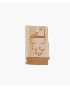 Carimbo sabonete banheira