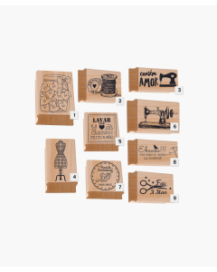 Carimbo Contem Amor Maquina de Costura